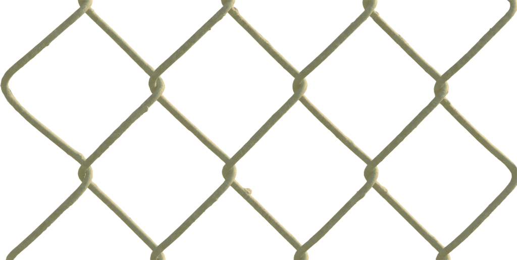 gold chain link fence